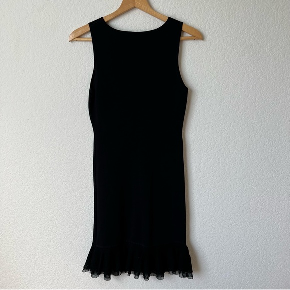 SOLD Theory Torylevina Black Ruffle Dress - Picture 6 of 9